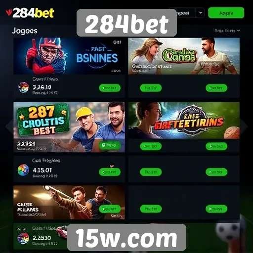 Opções de jogos oferecidas pelo 284bet analisadas